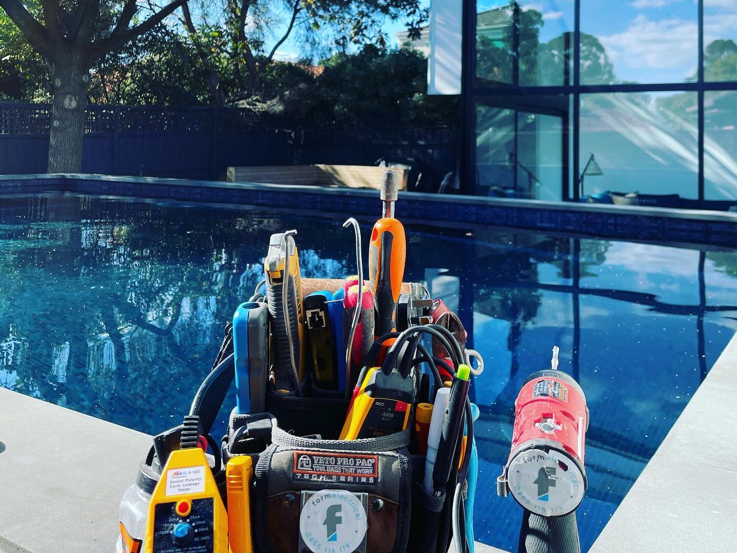 Pool electrician tool kit